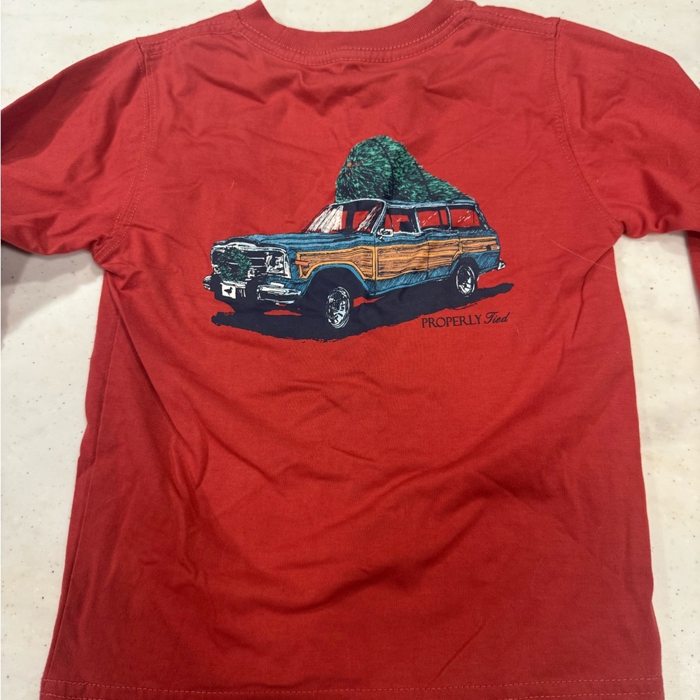 Properly Tied Christmas Shirt size 4